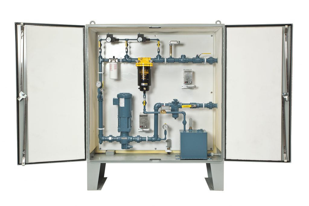 Typical Cabinet Mounted Filtration System